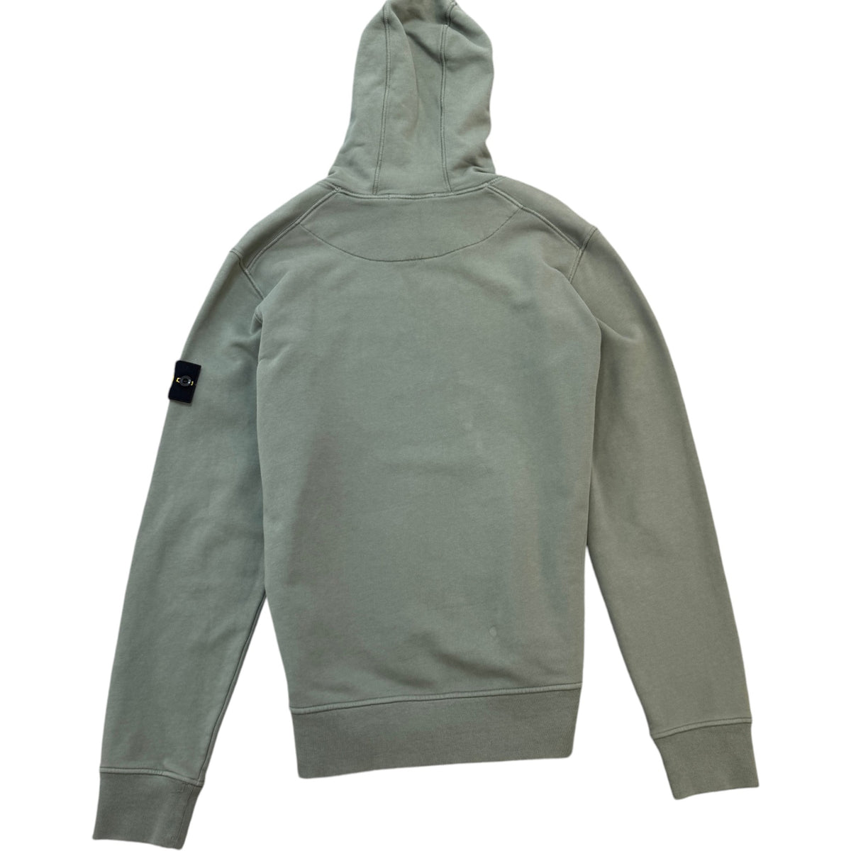 Men's Applique Logo Hoodie Green Size M - Photo 2