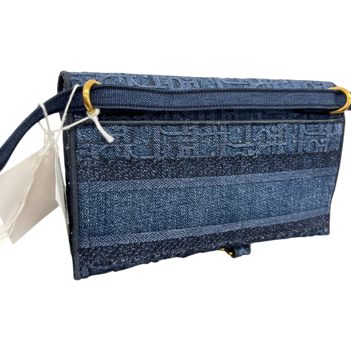 Women's Oblique Saddle Belt Bag Navy - Photo 8