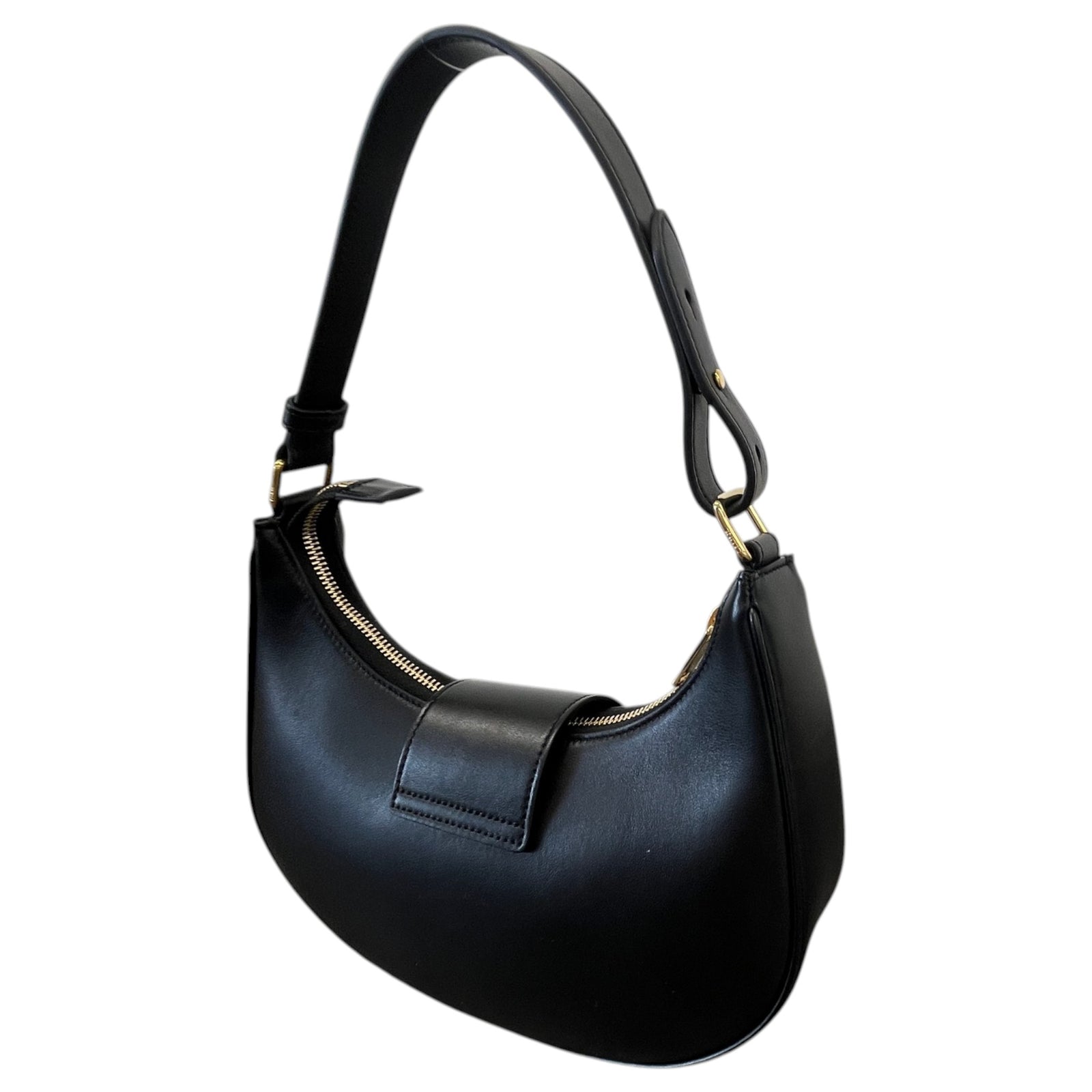 Women's Medium Ava Triomphe Shoulder Handbag Black - Photo 8