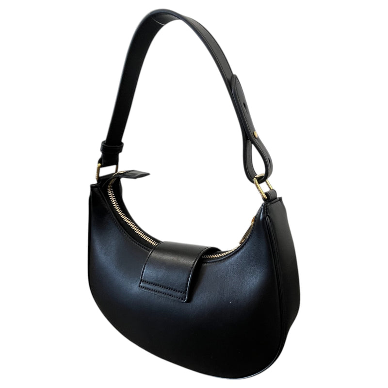 Women's Medium Ava Triomphe Shoulder Handbag Black