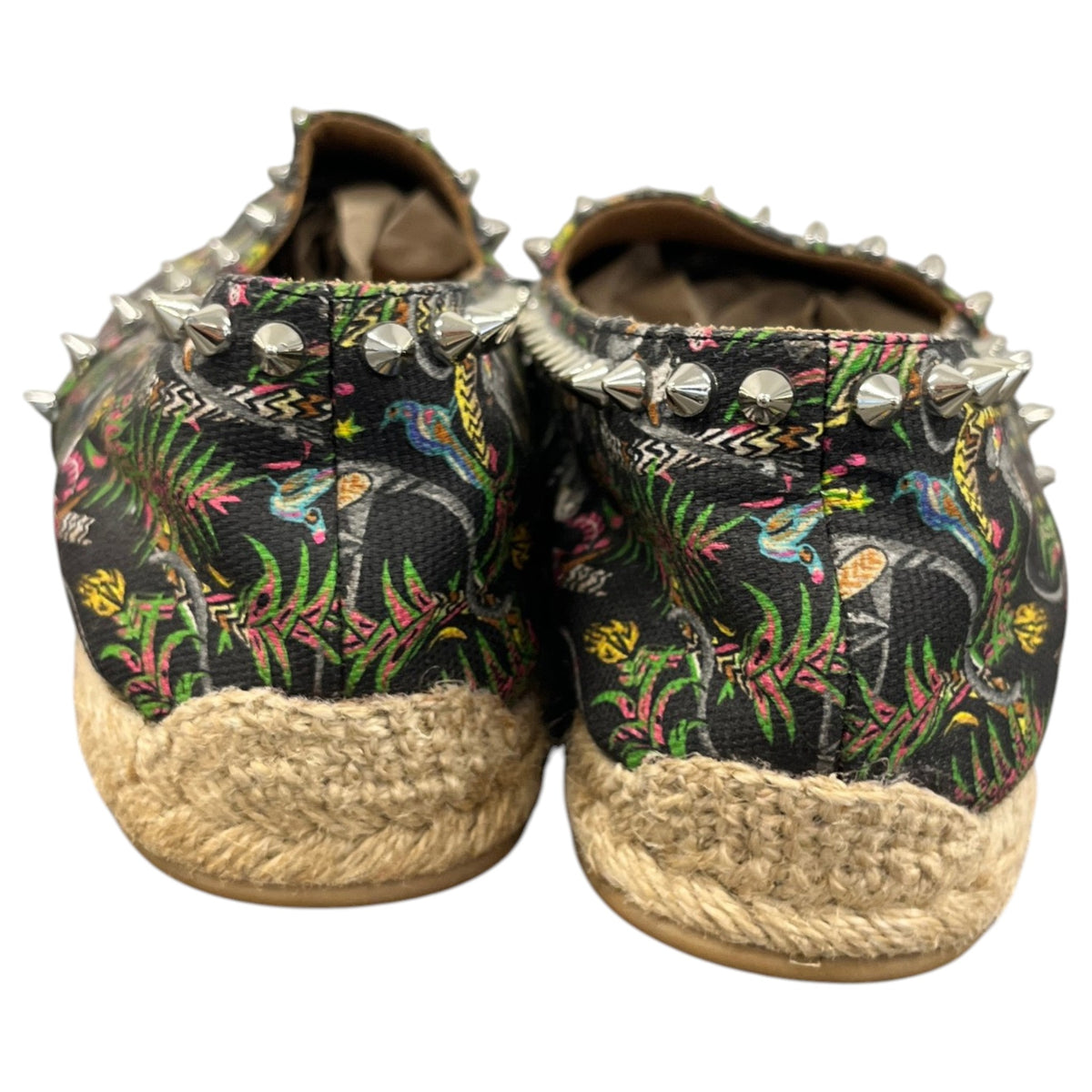 Women's Jungle Spike Espadrilles Black Size UK 6 / EU 39 - Photo 7