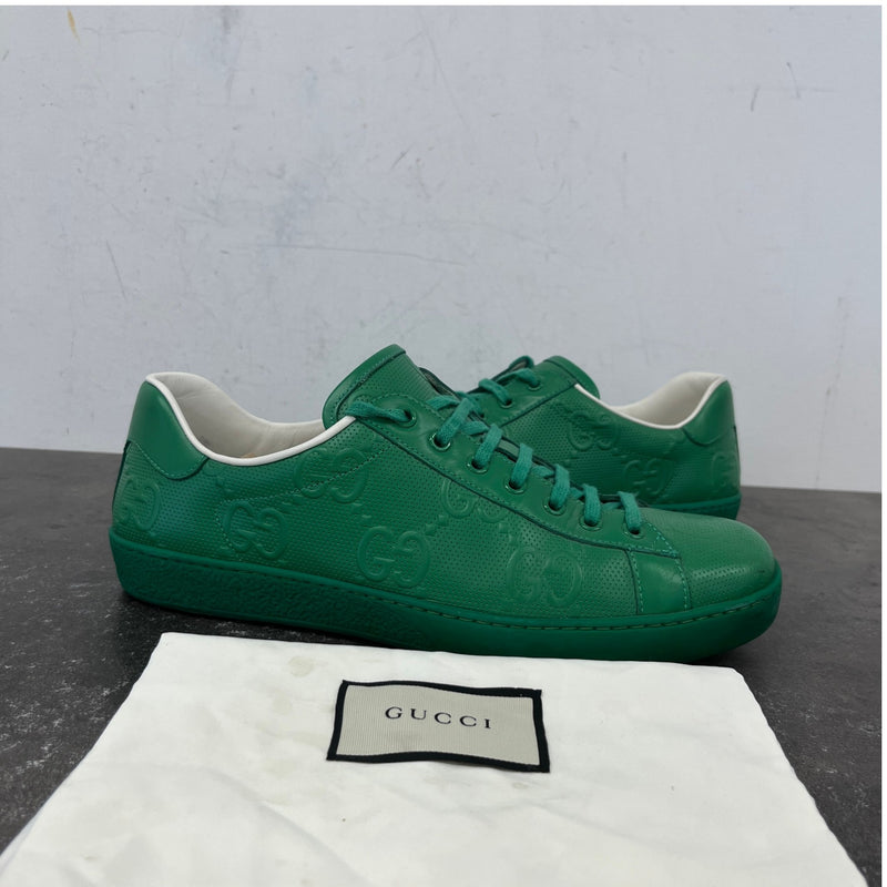 Men's Ace Low Trainers Green Size UK 9.5 / EU 43.5
