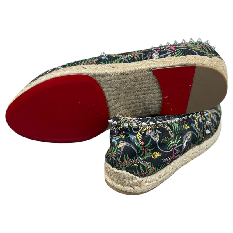 Women's Jungle Spike Espadrilles Black Size UK 6 / EU 39