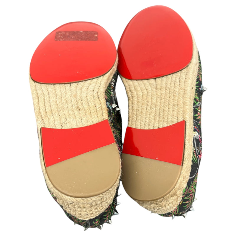 Women's Jungle Spike Espadrilles Black Size UK 6 / EU 39