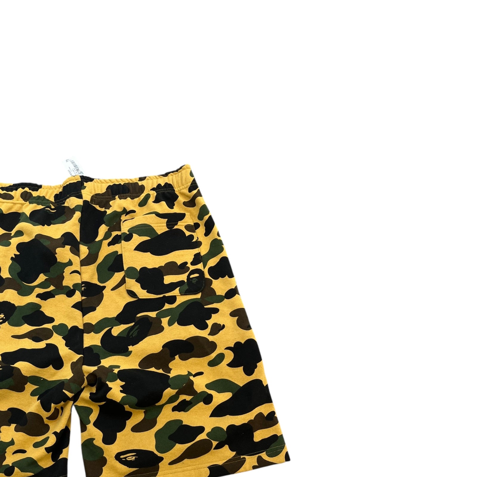 Men's Camo Shark Print Shorts Yellow Size W36 - Photo 4
