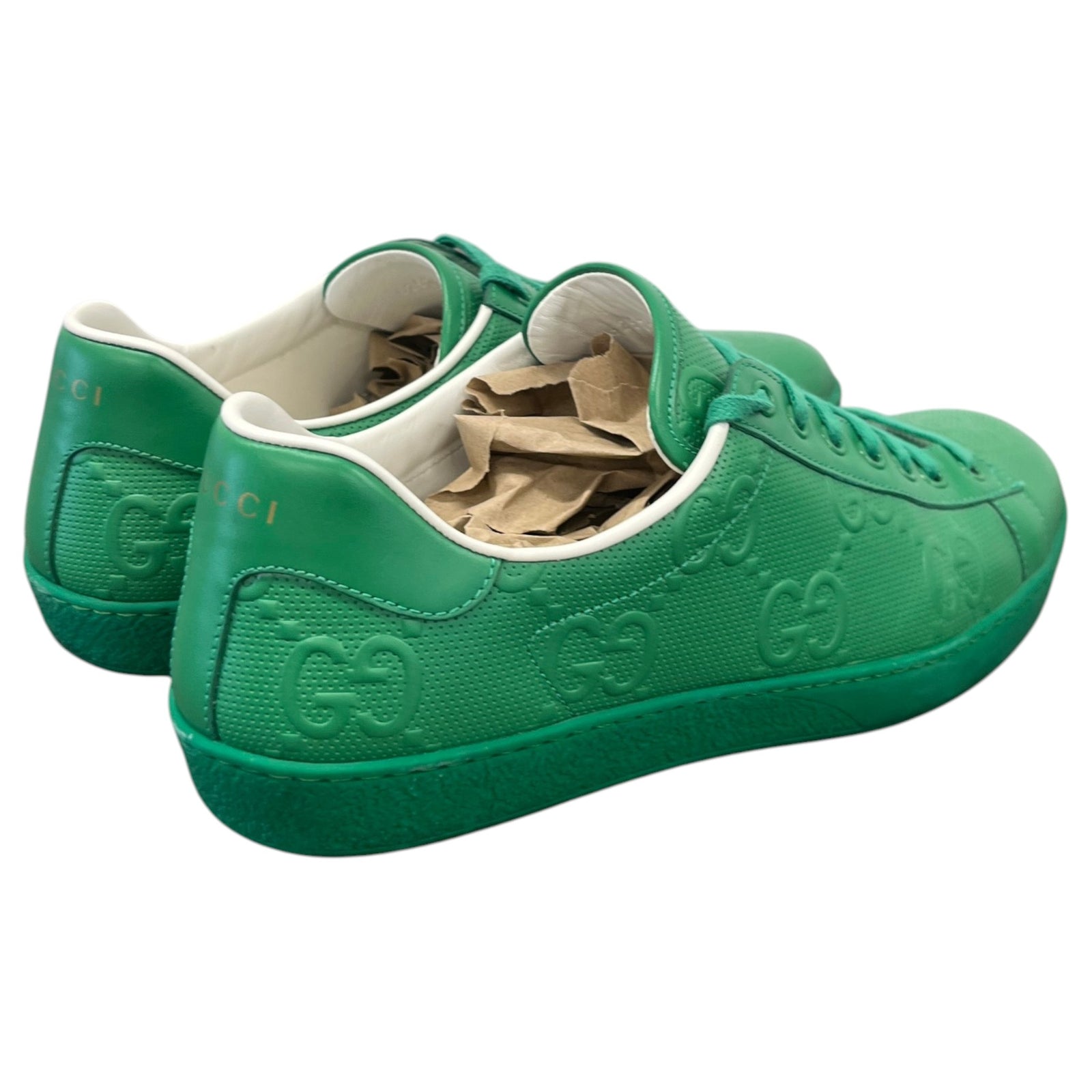 Men's Ace Low Trainers Green Size UK 9.5 / EU 43.5 - Photo 8