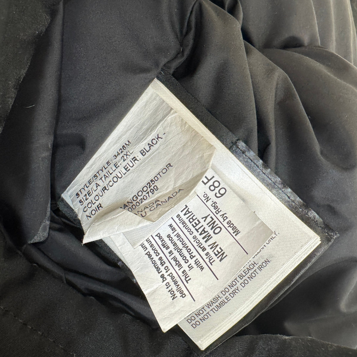 Men's Chateau Parka Down Jacket Black Size XXL - Photo 7