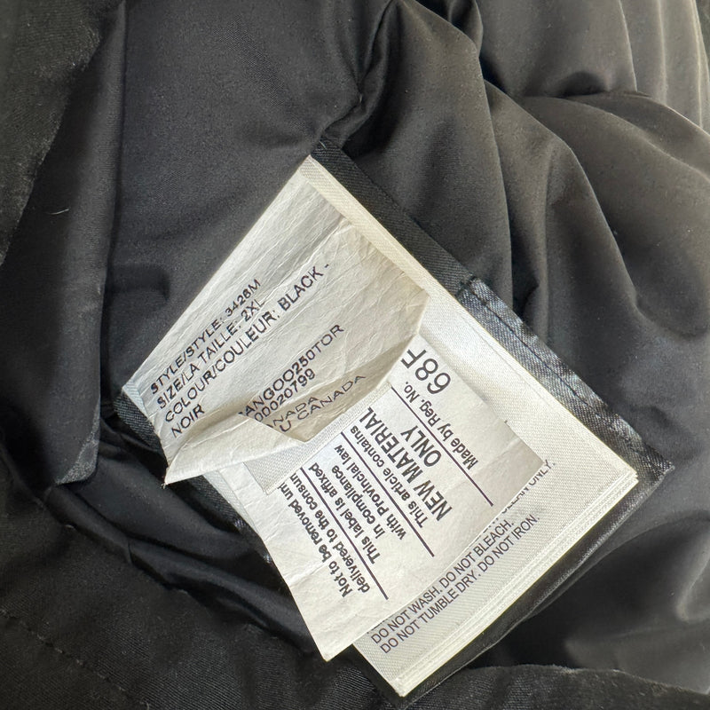 Men's Chateau Parka Down Jacket Black Size XXL
