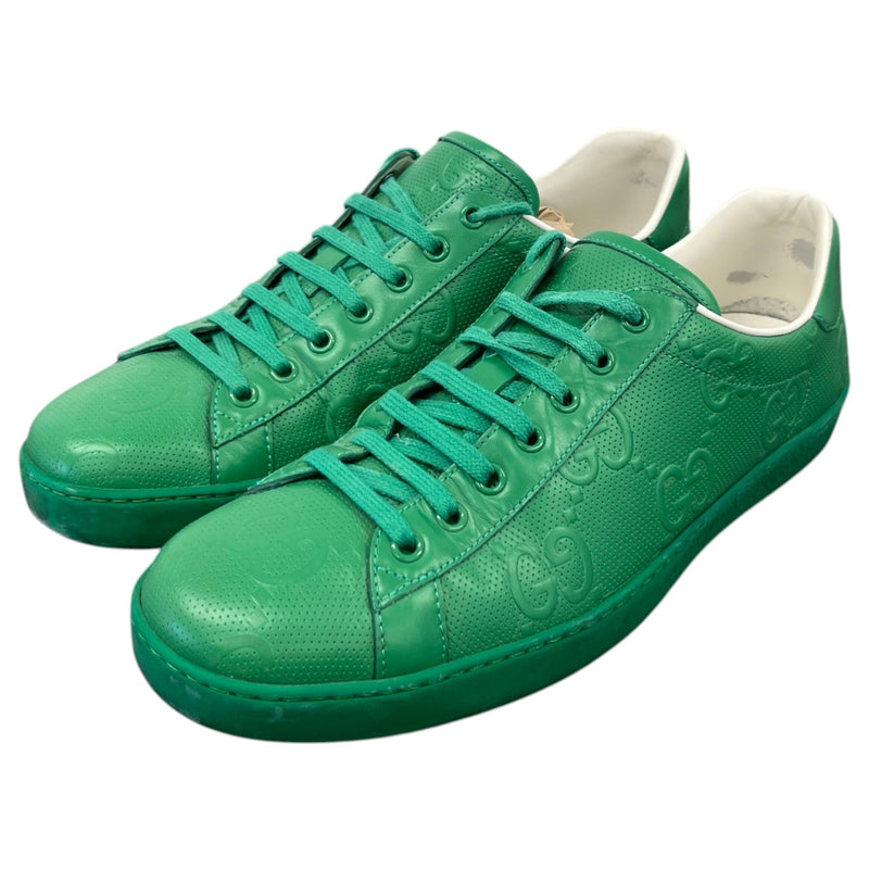 Men's Ace Low Trainers Green Size UK 9.5 / EU 43.5