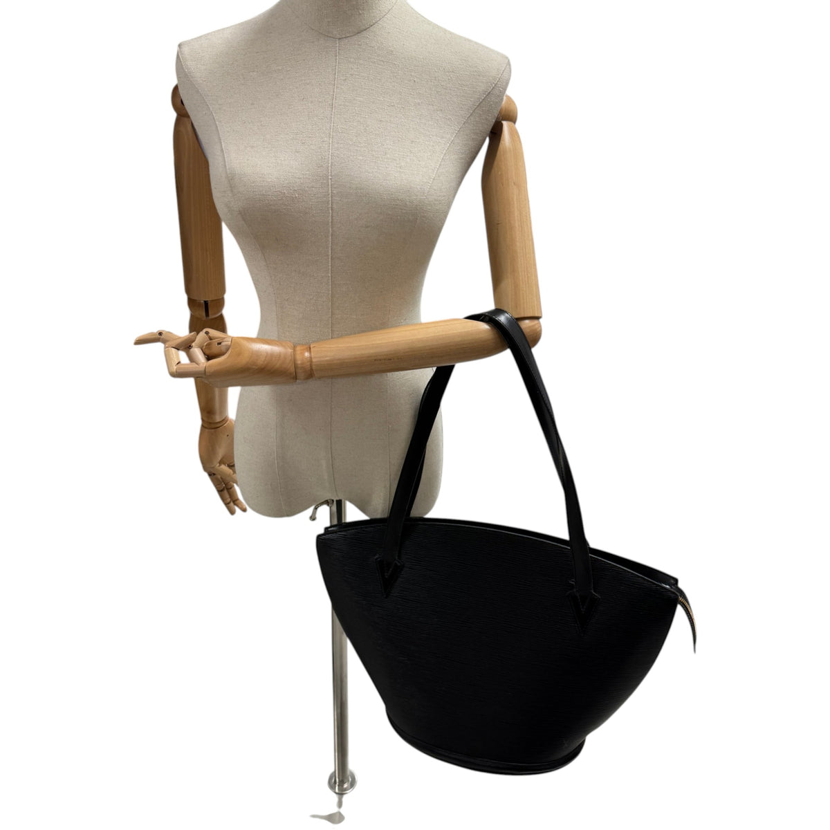 Women's Epi Leather Saint Jacques GM Handbag Black - Photo 2