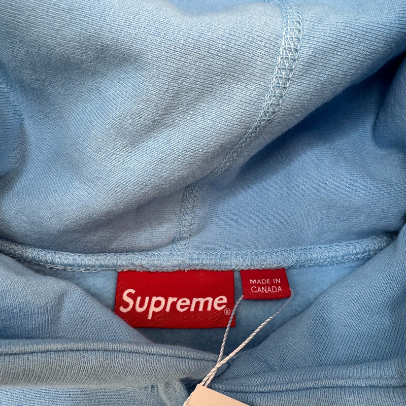 Men's Bandana Box Logo Hoodie Blue Size L