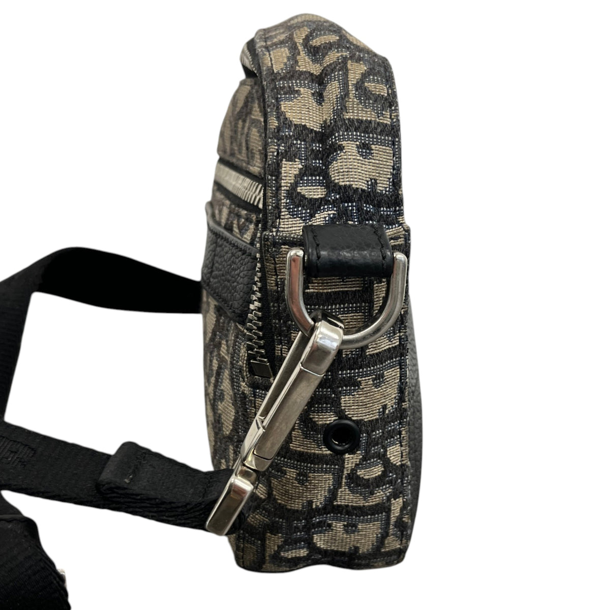 Men's Oblique Safari Messenger Bag Beige - Photo 7