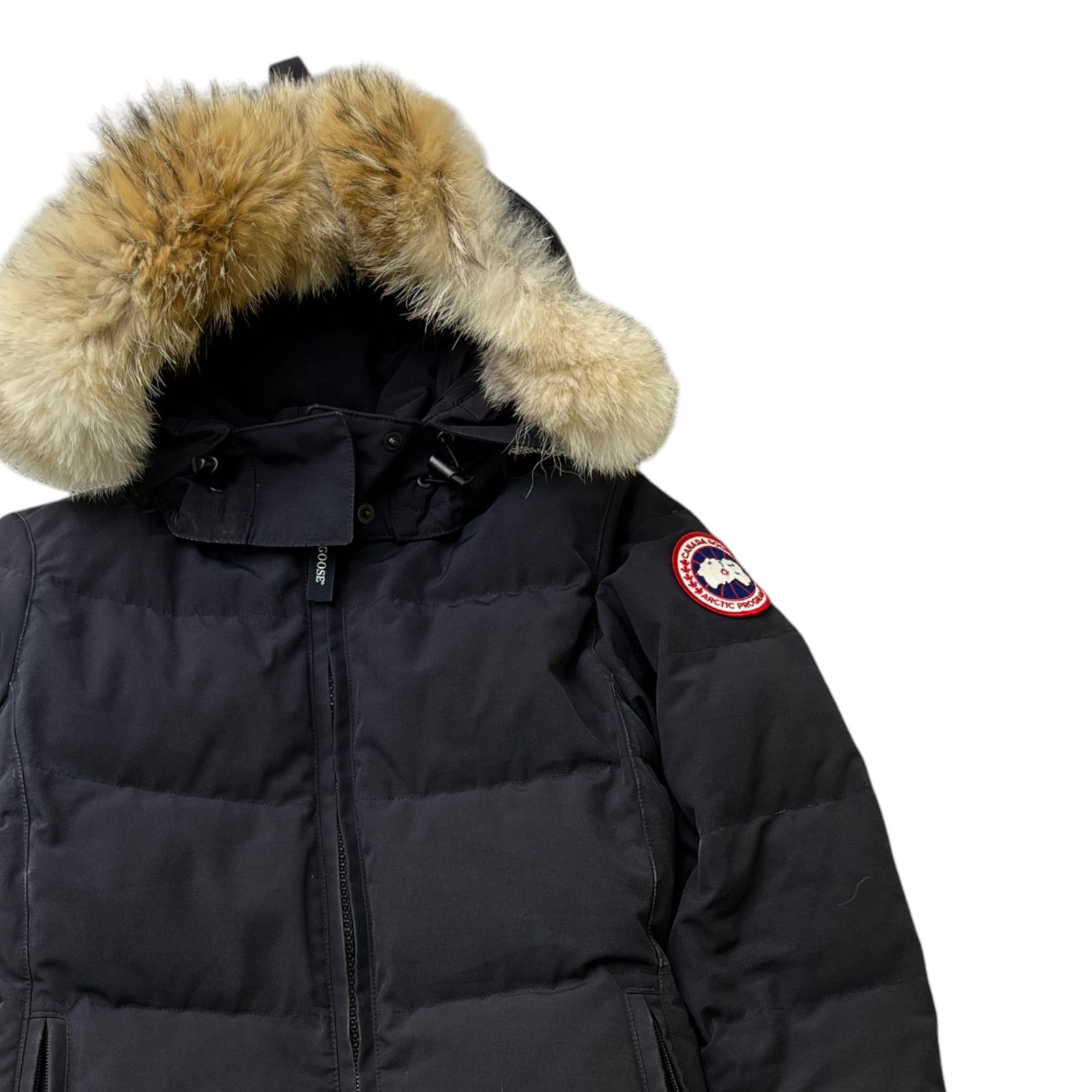 Women's Chelsea Parka Down Jacket Navy Size S - Photo 3
