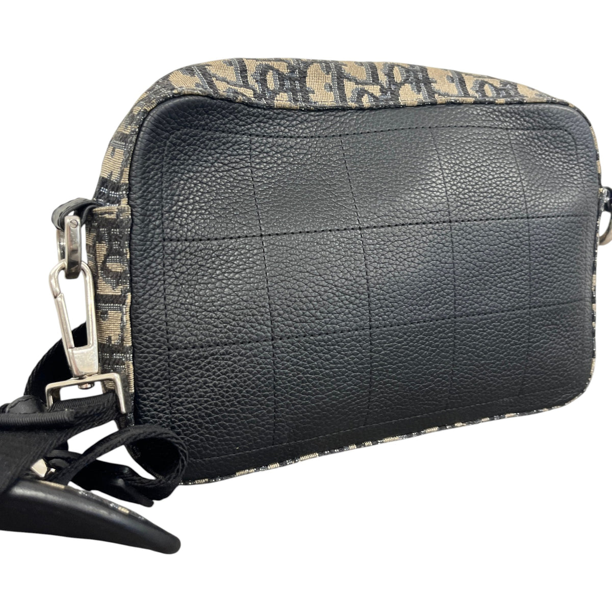 Men's Oblique Safari Messenger Bag Beige - Photo 8