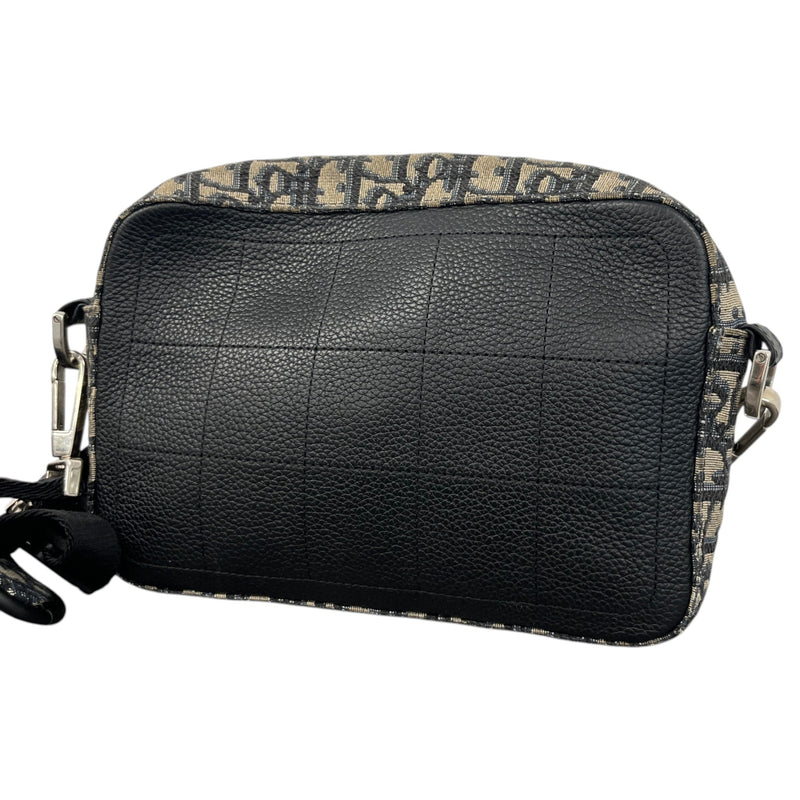 Men's Oblique Safari Messenger Bag Beige