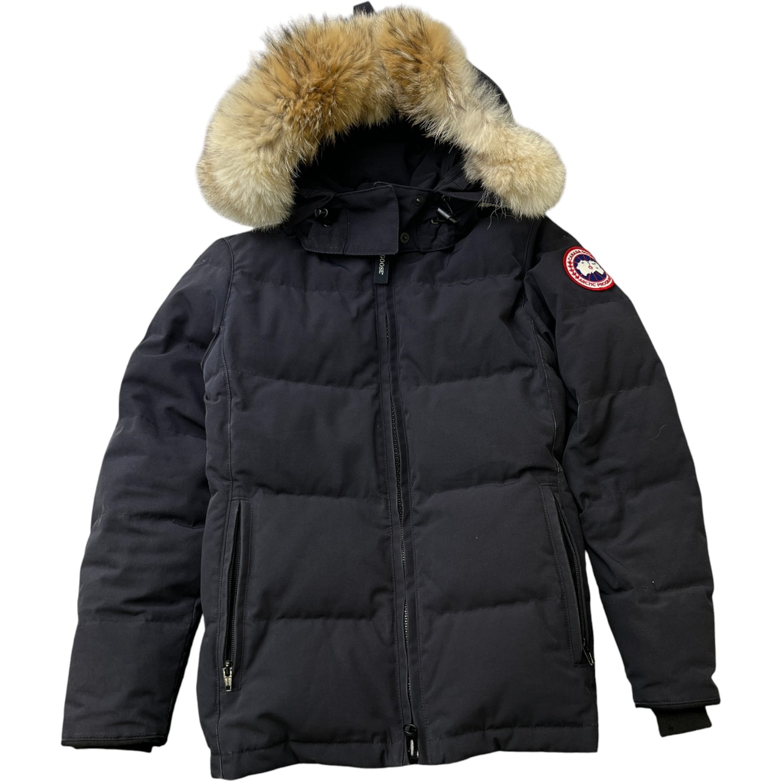 Women's Chelsea Parka Down Jacket Navy Size S - Photo 1