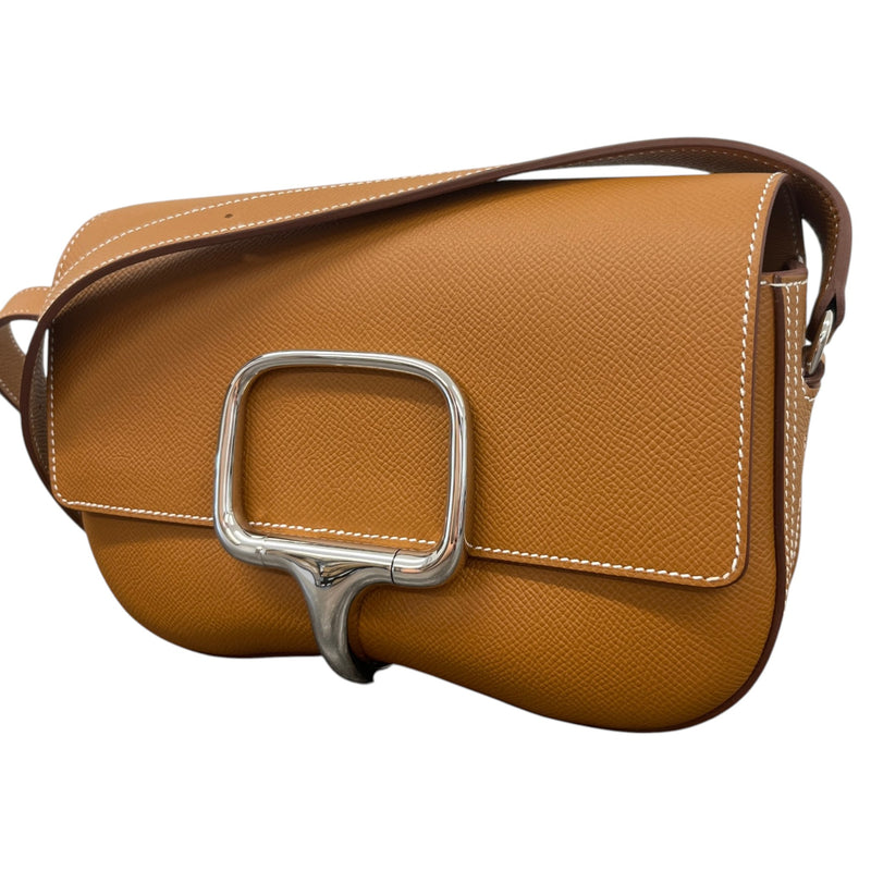 Women's Della Cavalleria Elan Gold Epsom Bag Brown