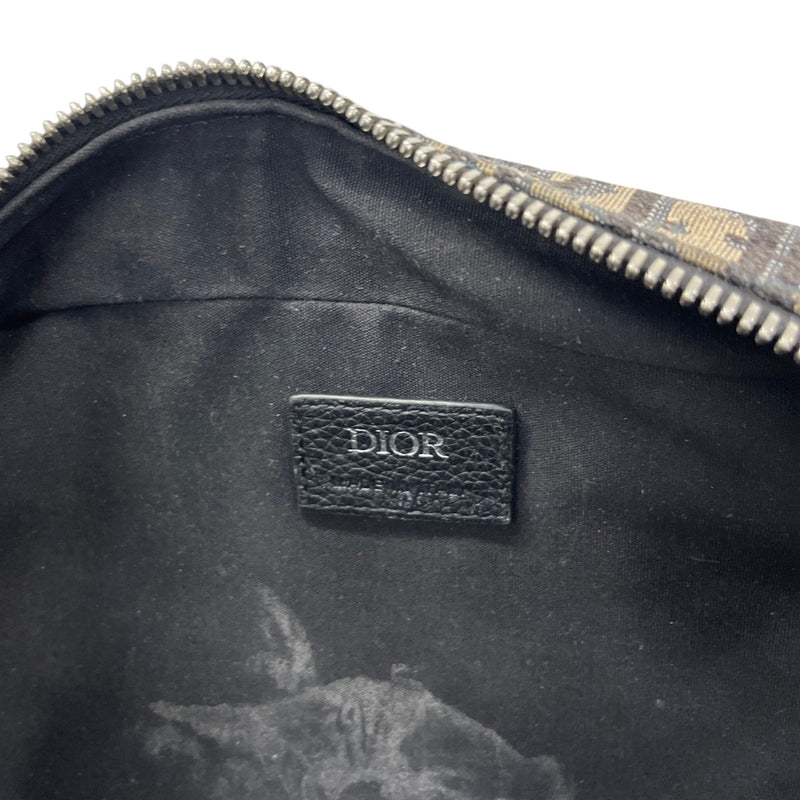 Men's Oblique Safari Messenger Bag Beige