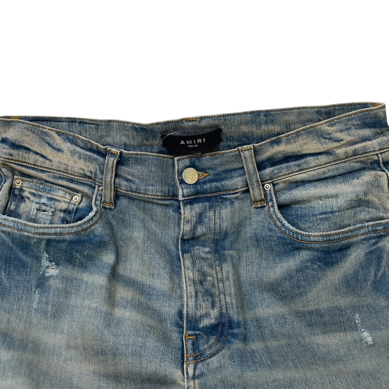 Men's Distressed Jeans Blue Size Waist 32"