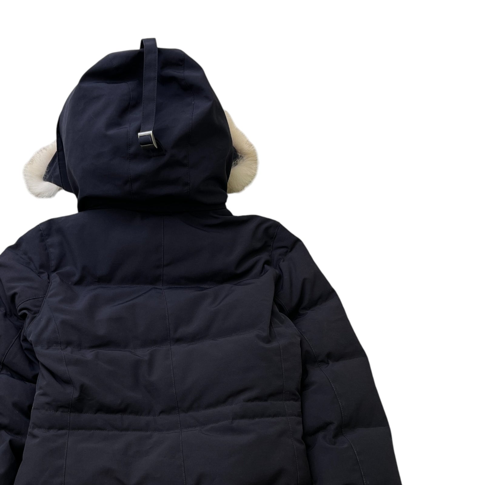 Women's Chelsea Parka Down Jacket Navy Size S - Photo 4