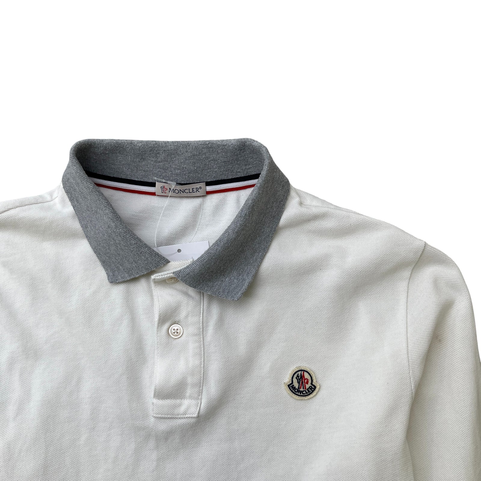 Men's Maglia Polo Shirt White Size L - Photo 5