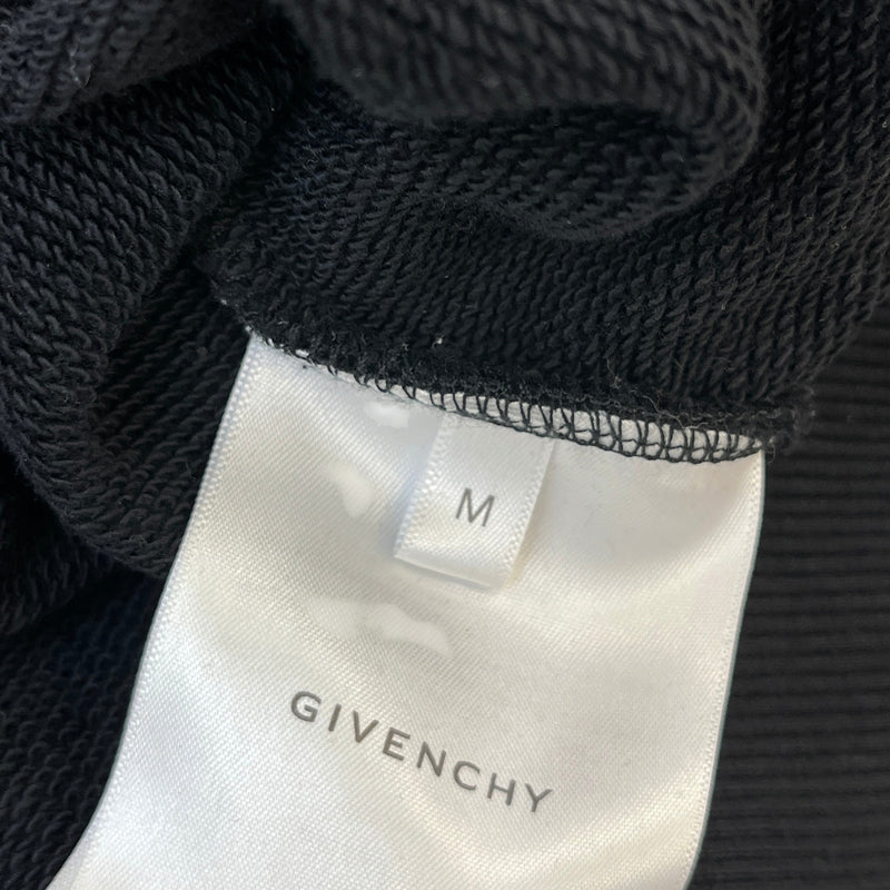 Men's Embroidered Logo Hoodie Black Size M