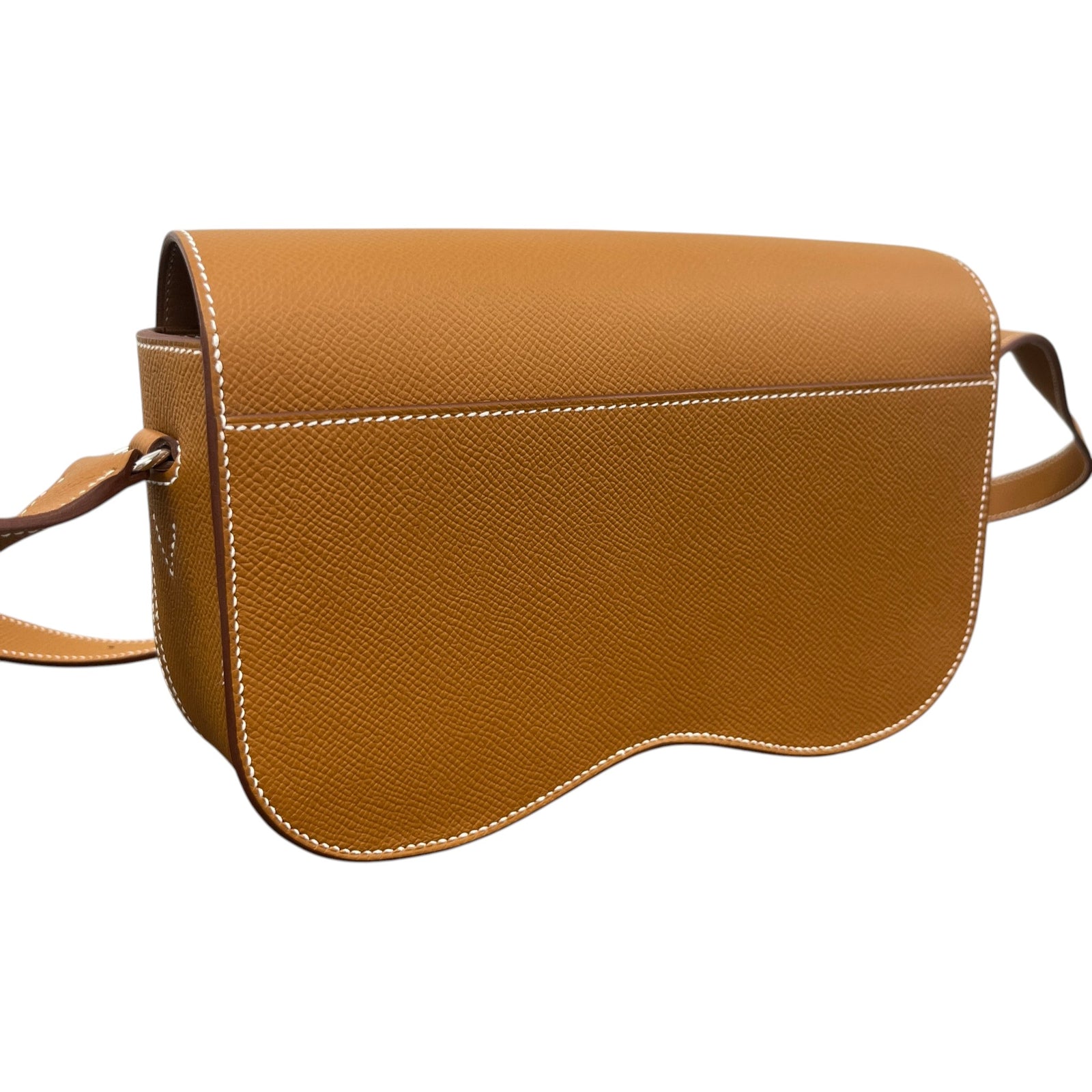 Women's Della Cavalleria Elan Gold Epsom Bag Brown - Photo 8