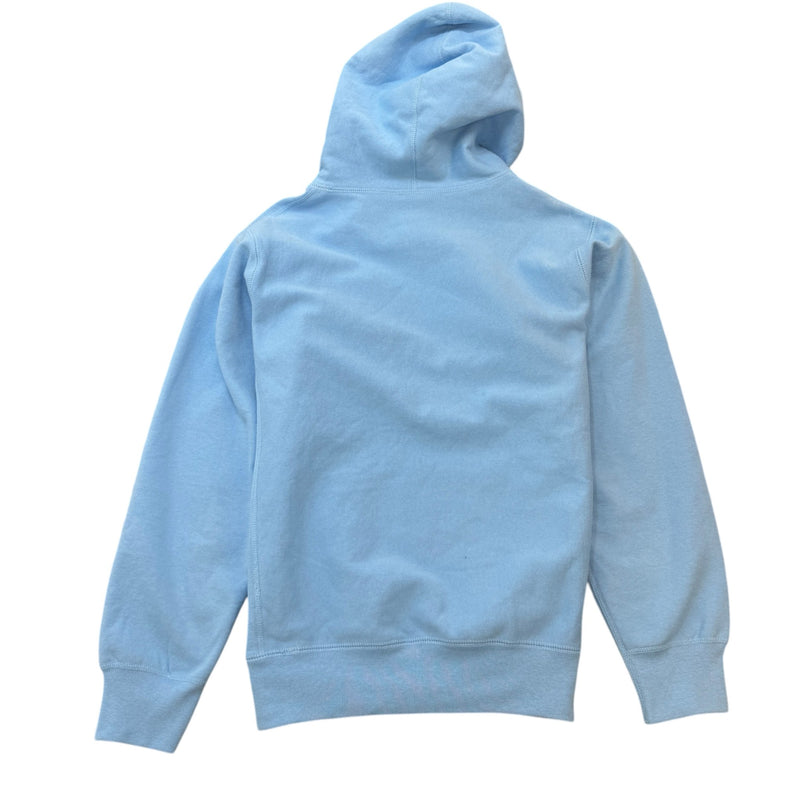 Men's Bandana Box Logo Hoodie Blue Size L