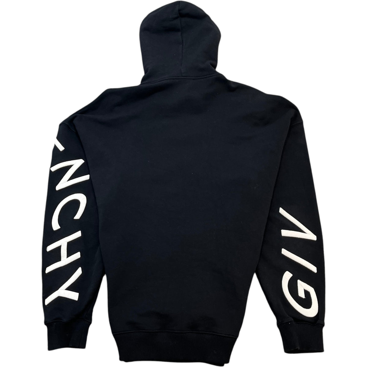 Men's Embroidered Logo Hoodie Black Size M - Photo 2