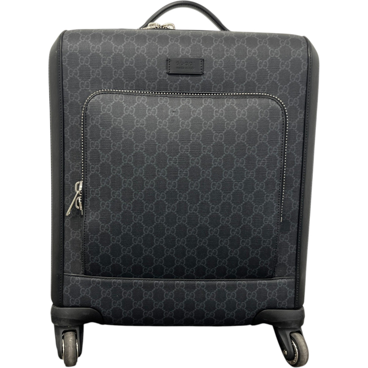 Men's GG Supreme Travel Bag Black - Photo 1