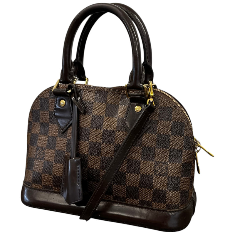 Women's Alma Bb Damier Ebene Handbag Brown