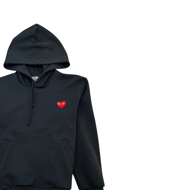 Women's Red Heart Logo Hoodie Black Size S / UK 8