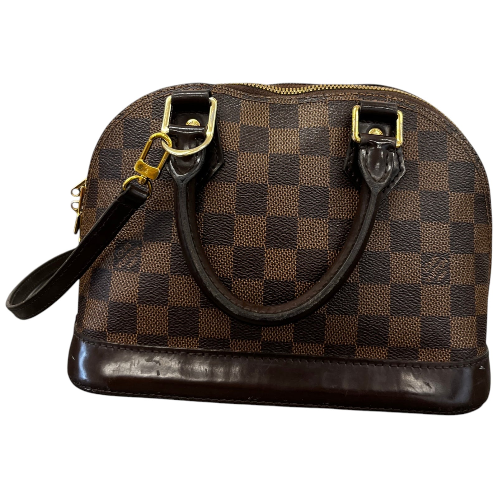Women's Alma Bb Damier Ebene Handbag Brown - Photo 3