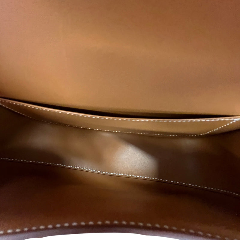 Women's Della Cavalleria Elan Gold Epsom Bag Brown