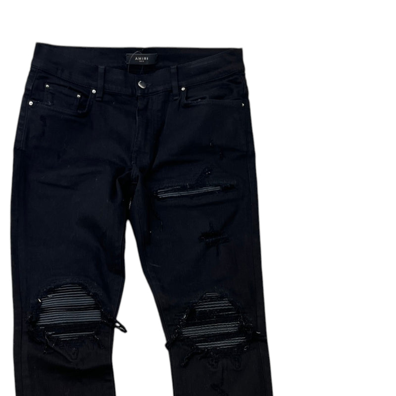 Men's Mx1 Distressed Skinny Jeans Black Size Waist 32"