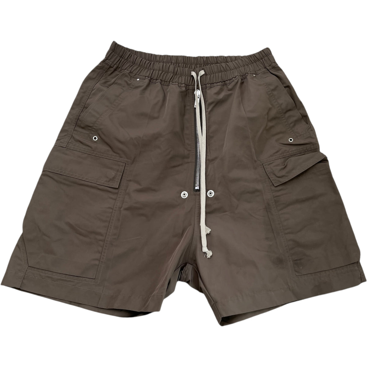 Men's Cargo Zip Shorts Khaki Size L / W34 - Photo 1