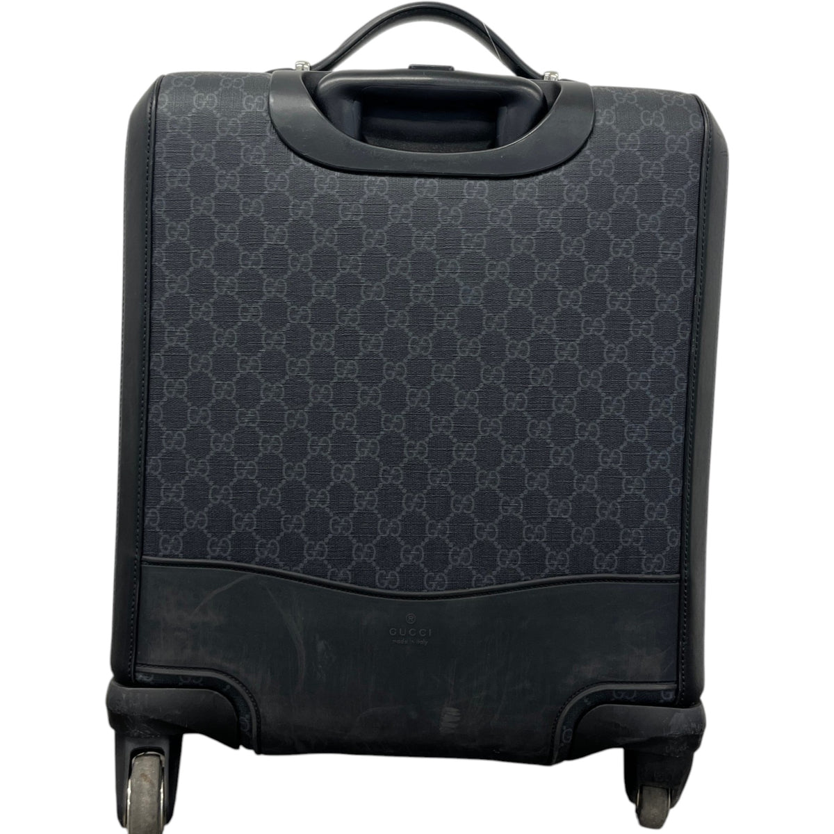 Men's GG Supreme Travel Bag Black - Photo 2