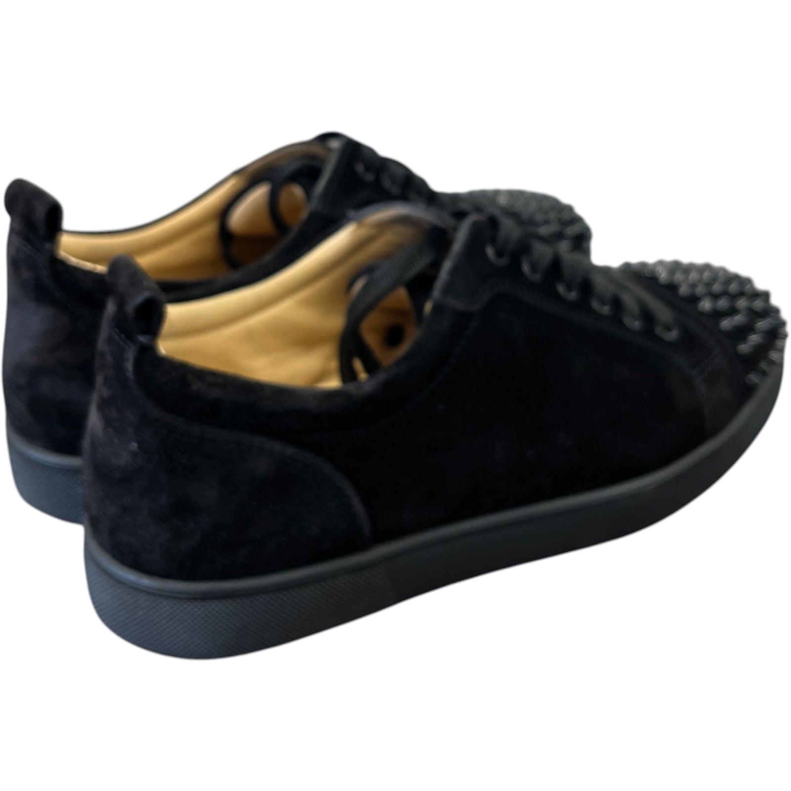 Men's Louis Junior Spikes Low Trainers Black Size EU 41.5 / UK 7.5 - Photo 8