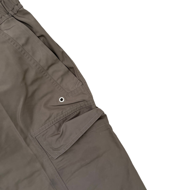 Men's Cargo Zip Shorts Khaki Size L / W34
