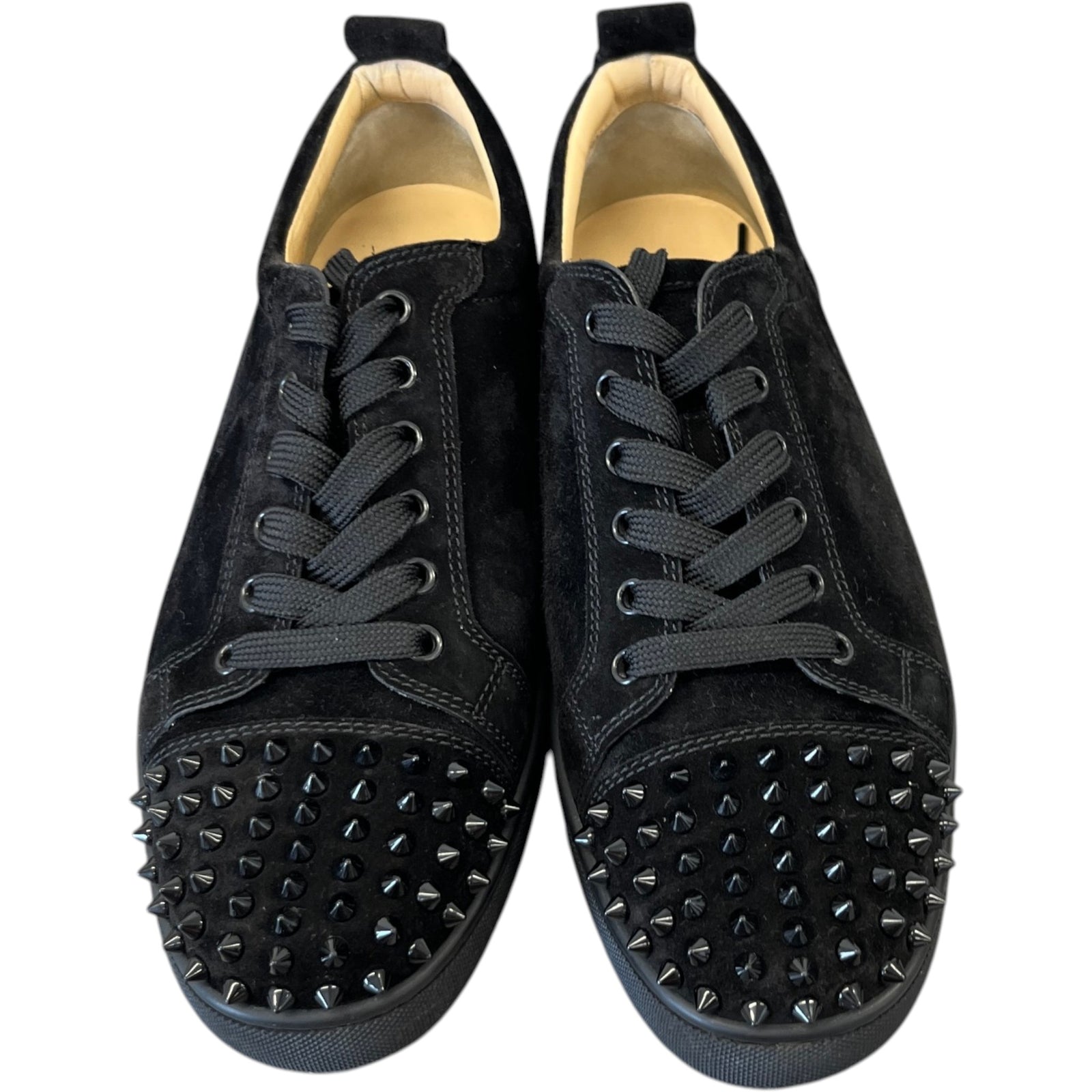 Men's Louis Junior Spikes Low Trainers Black Size EU 41.5 / UK 7.5 - Photo 6