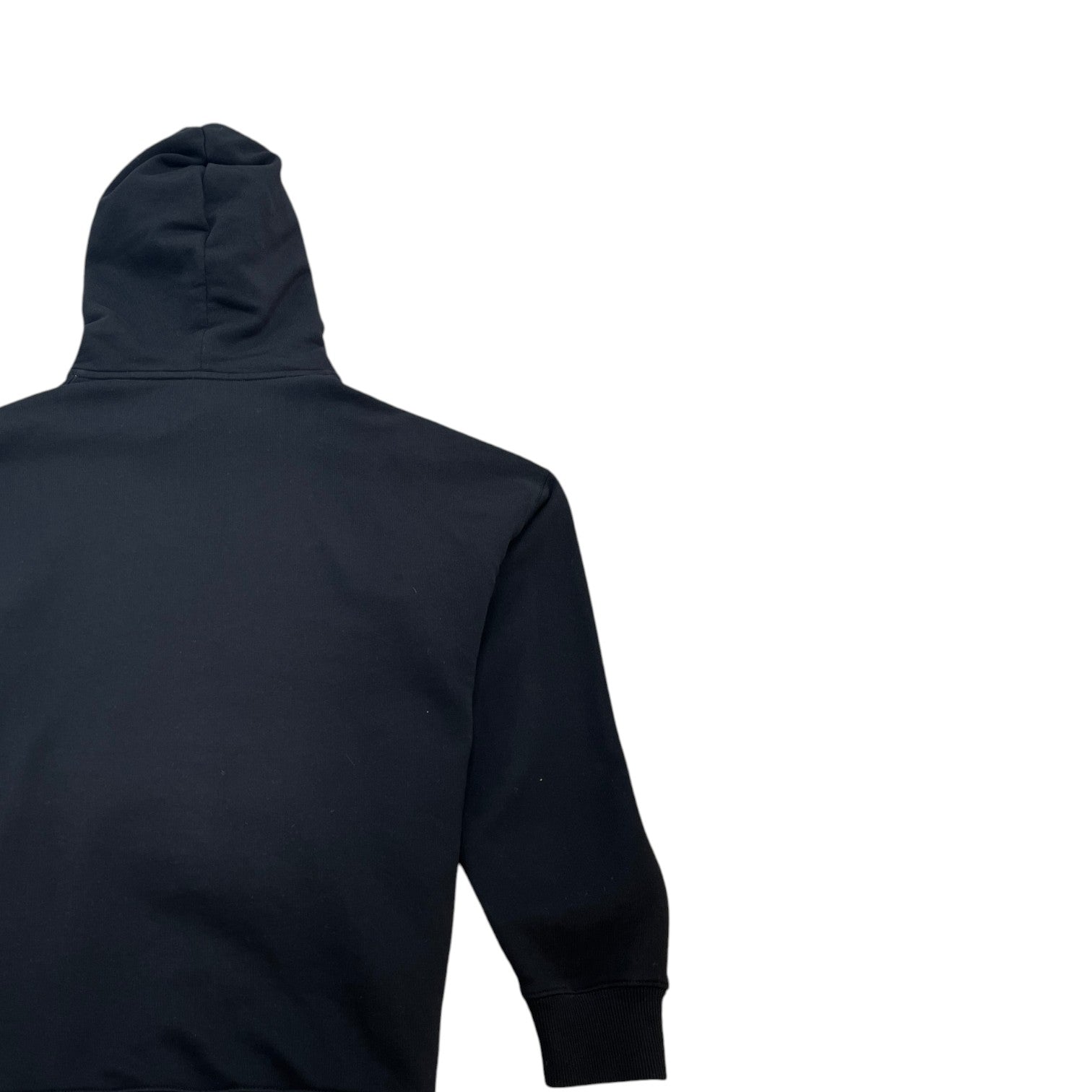 Men's Logo Print Hoodie Black Size S - Photo 4