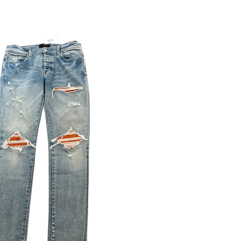 Men's MX1 Distressed Jeans Blue Size W32