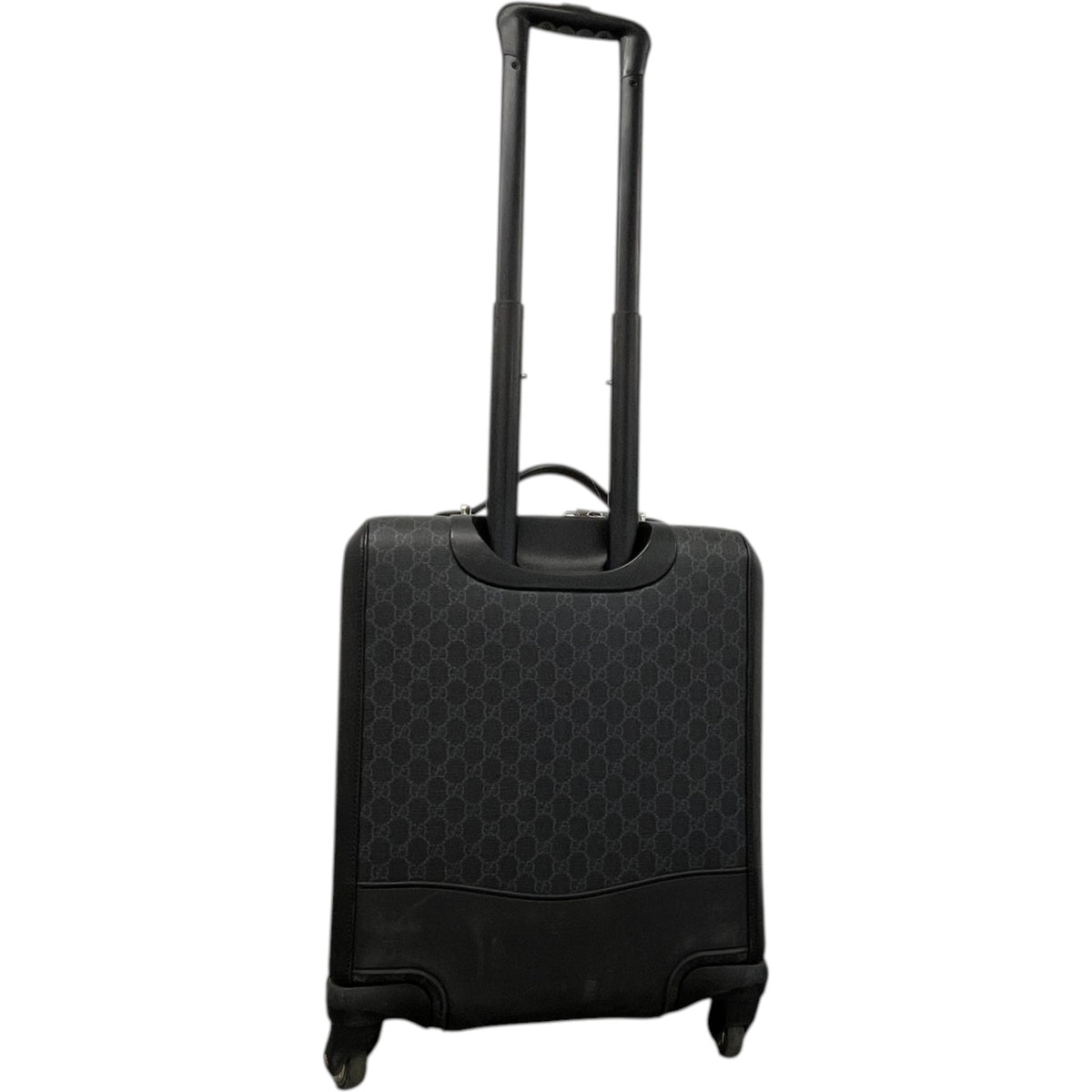 Men's GG Supreme Travel Bag Black - Photo 4