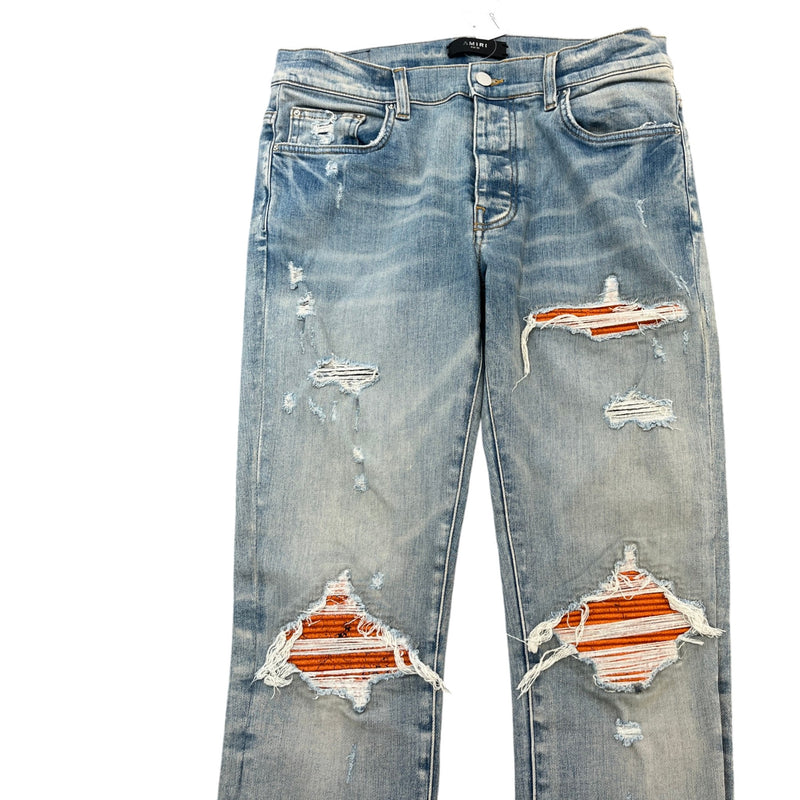 Men's MX1 Distressed Jeans Blue Size W32