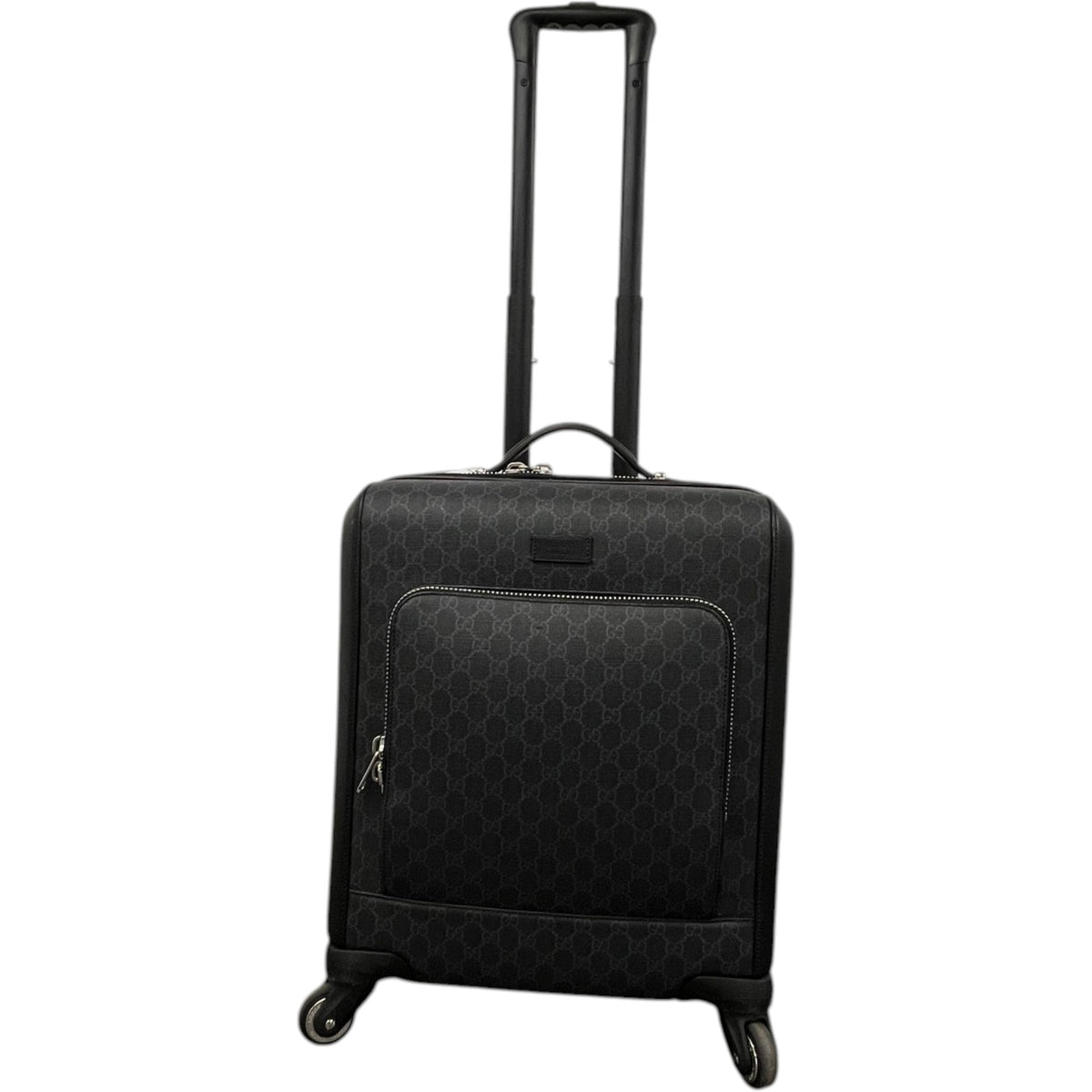 Men's GG Supreme Travel Bag Black - Photo 3