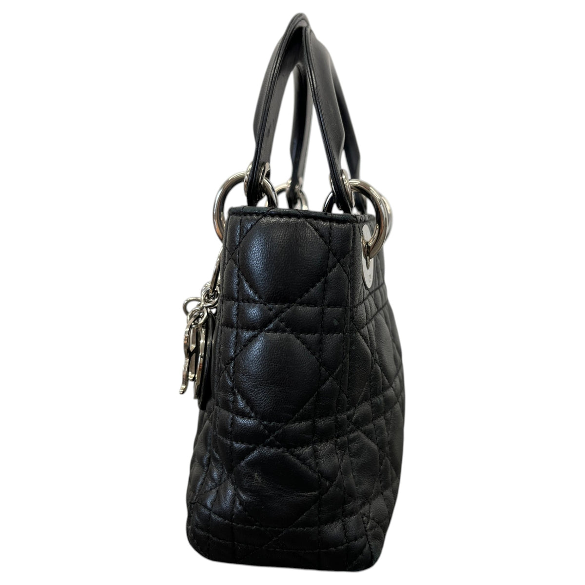 Women's Mini Lady Dior Handbag Black - Photo 7