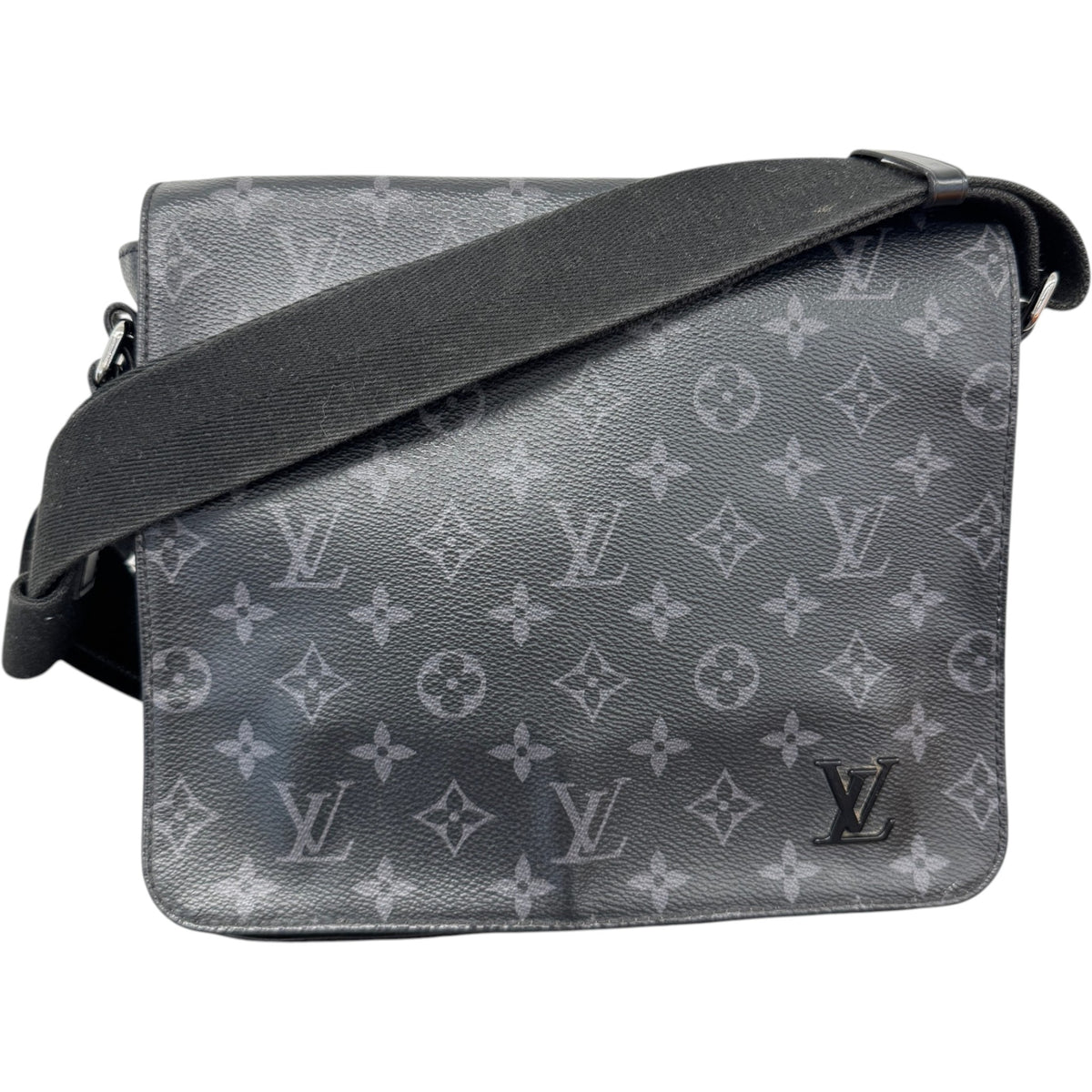 Men's Monogram Eclipse District PM Messenger Bag Black - Photo 1