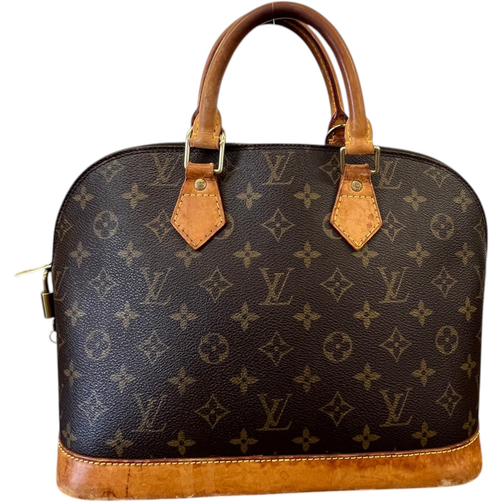 Women's Monogram Alma Pm Handbag Brown - Photo 1