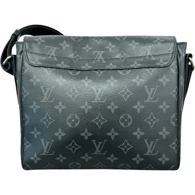 Men's Monogram Eclipse District PM Messenger Bag Black