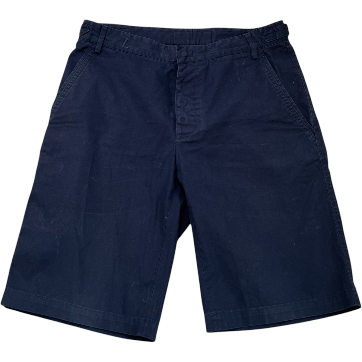 Men's Embroidered Logo Shorts Navy Size S / W30 - Photo 1